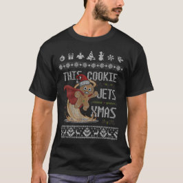 Rolig jul Gingerbread Superhjälte T-Shirt
