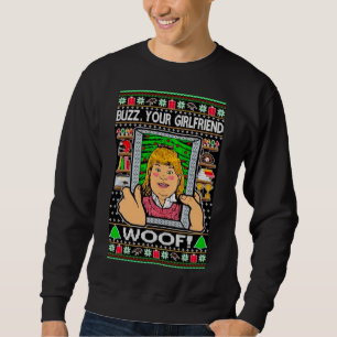 Rolig jul Home Alone-film Buzzs flickvän Lång Ärmad Tröja
