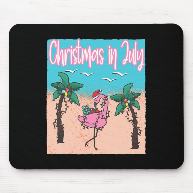Rolig jul i juli flamingo jul i juli musmatta (Framsidan)