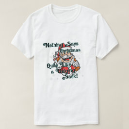 Rolig jul ingenting säger t shirt
