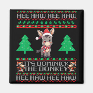 Rolig jul Italiensk jul åsna Dominick Magnet