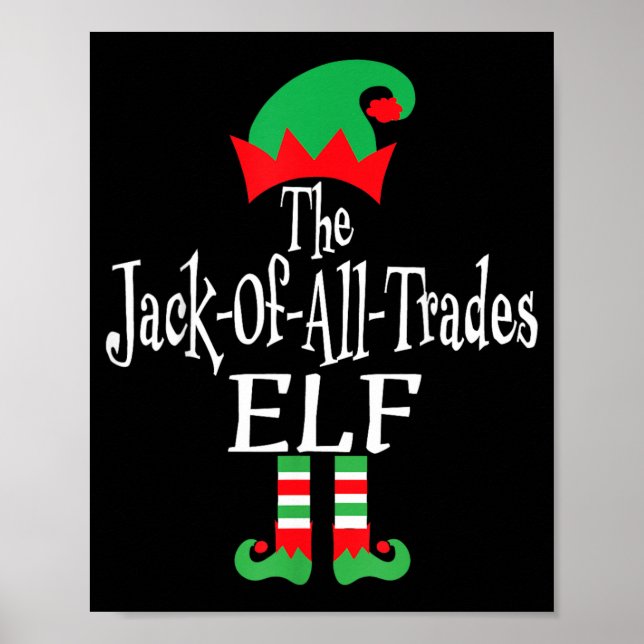 Rolig jul - Jack-Of--Trades tomte Poster (Framsidan)