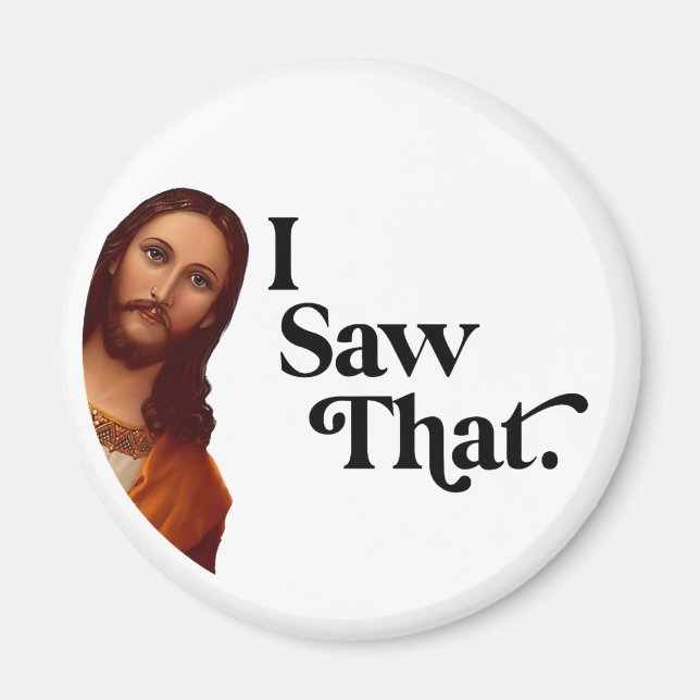 Rolig jul, jag såg att Jesus Magnet (Framsidan)