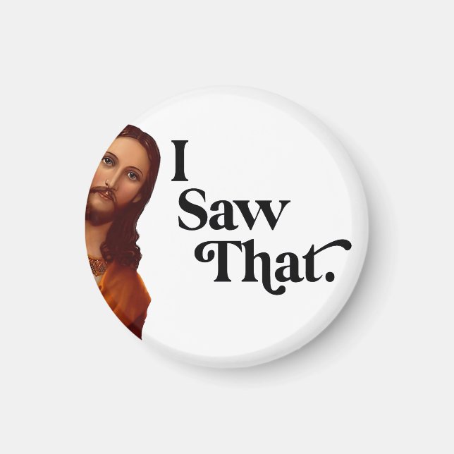 Rolig jul, Jesus jag såg det Magnet (Framsidan)