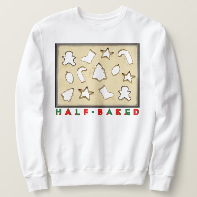 Rolig jul lång ärmad tröja (Design framsida)
