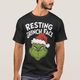Rolig jul med avslappnad G-ansikte och sarkastisk T Shirt