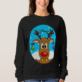Rolig jul rödnosad ren t shirt