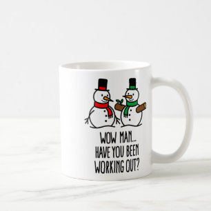 Rolig jul Rolig gym Bodybuilding Träning Sno Kaffemugg
