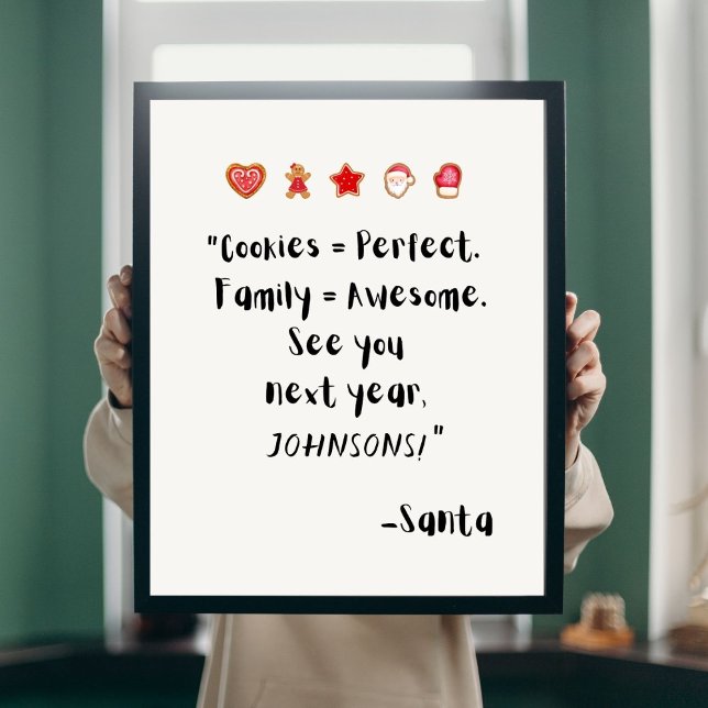 Rolig jul Santa Citat Poster (Skapare uppladdad)