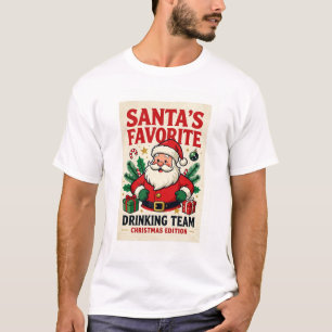 Rolig jul – Sants favoritdryckestem T Shirt