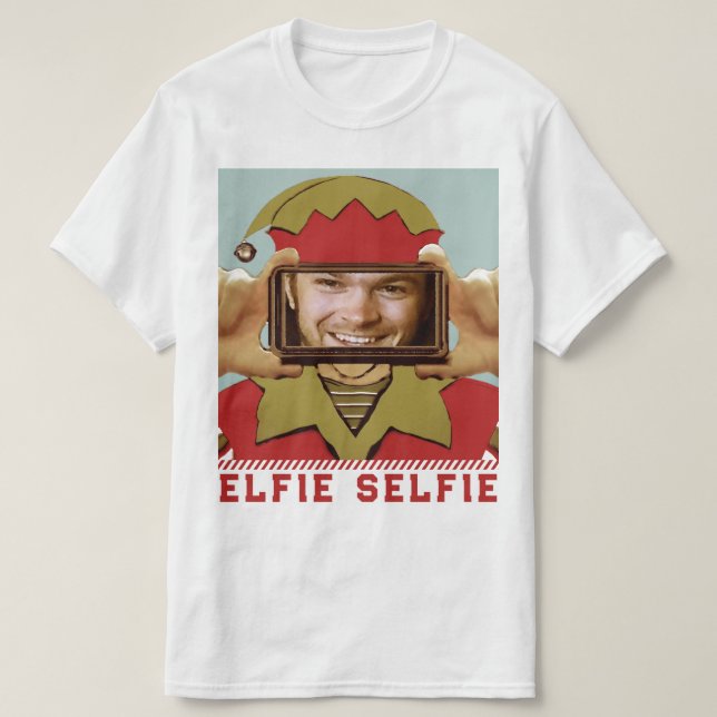 Rolig jul-selfie tröja (Design framsida)