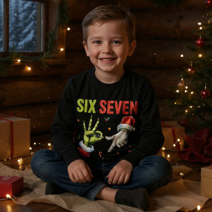 Rolig jul Sex Sju 6 7 Meme Xmas Barn T Shirt