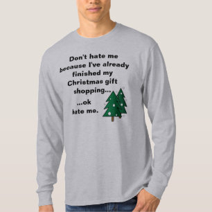 Rolig jul som shoppar den gjorda tidiga T-tröja Tee Shirt