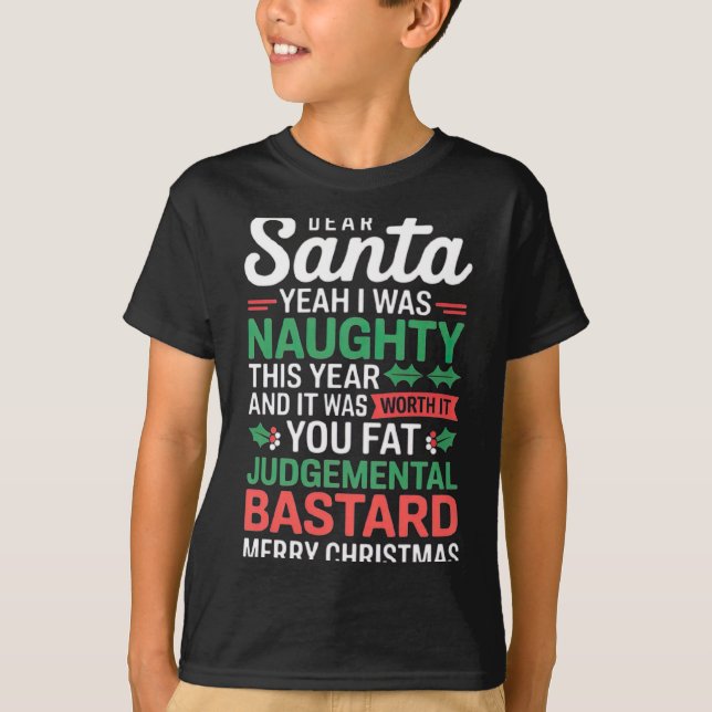 Rolig jul t-shirt (Framsida)