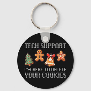 Rolig jul techsupport jag är här för att ta bort d nyckelring