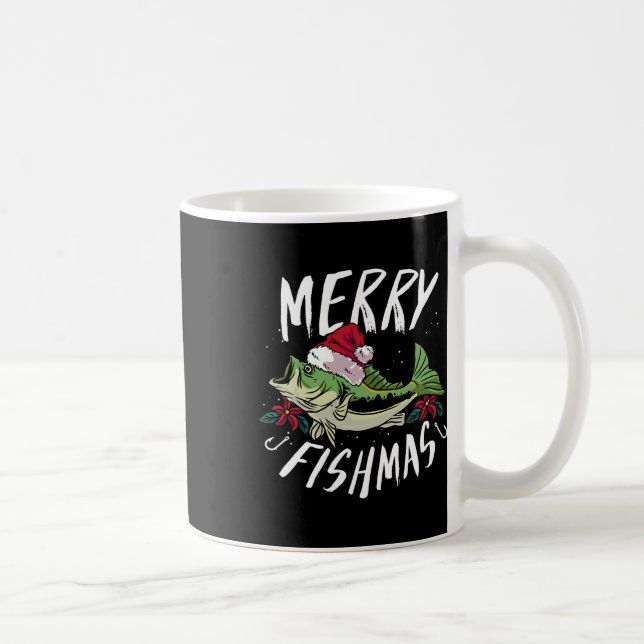 Rolig jul-tema B Fiske Design - Glad Fi Kaffemugg (Höger)