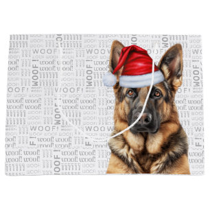 Rolig jul tysk schäferhund hundälskare