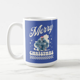 Rolig jul-yeti-semestror humor kaffemugg