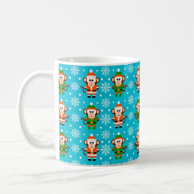 Rolig julapa  kaffemugg (Vänster)