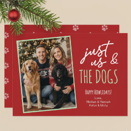 Rolig Julbild med Bara Oss & Hundarna  Julkort