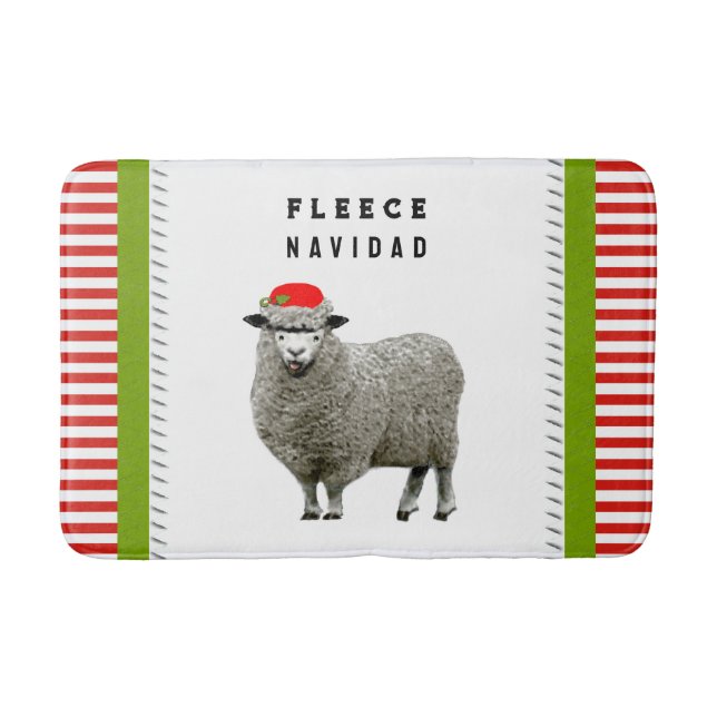 Rolig juldekoration badrumsmatta (Framsidan)