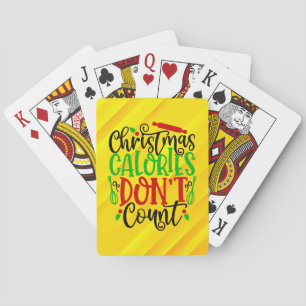 Rolig juldesign där kalorier inte spelar någon rol casinokort