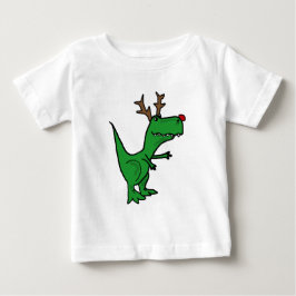 Rolig julDinosaur som ren Tee Shirt