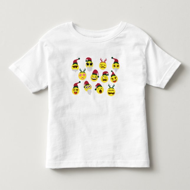 Rolig julEmoji skjorta T Shirt (Framsida)