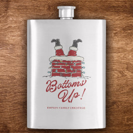 Rolig julfest med Santa Bottoms Up Fickplunta