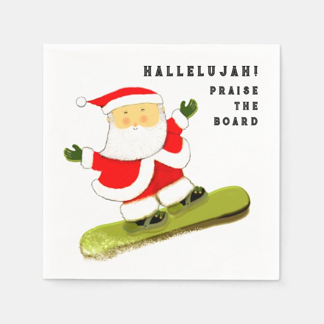 Rolig julfest pappersservett (Framsidan)