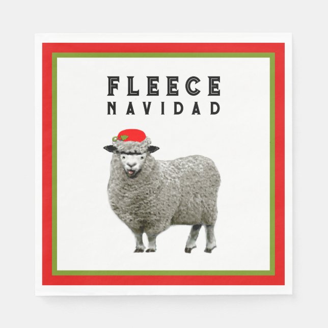Rolig julfest pappersservett (Framsidan)
