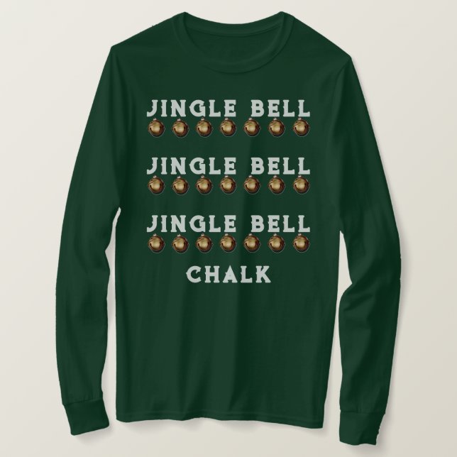Rolig julfirande för lärare t shirt (Design framsida)