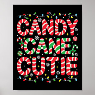 Rolig julgodis älskare Besättning Xmas Candy C Poster