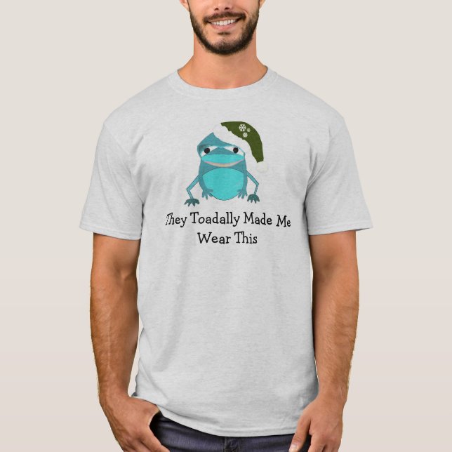 Rolig julgroda med talesätt tee (Framsida)