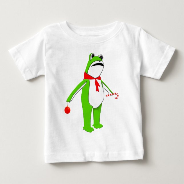 Rolig julgroda t shirt (Framsida)