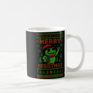Rolig julgrönsak meme Resistmas höjdhumor Kaffemugg