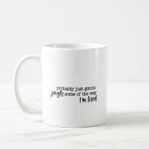 Rolig Julhumor T-shirt för Anställda Kaffemugg