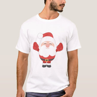 Rolig juljulafton Santa som boxas Muttahida- T Shirt