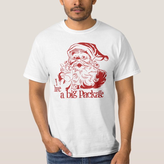 Rolig juljultomten t-shirt (Framsida)