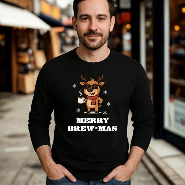 Rolig julkaffe ren t shirt (Skapare uppladdad)