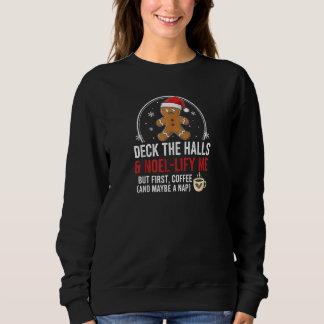 Rolig julkaffeglas T-shirt - Pynt Halls