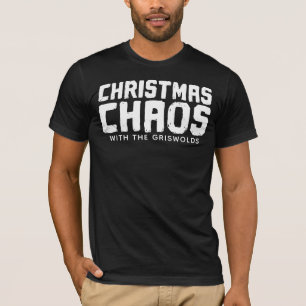 Rolig julkaos med de [Fyll i ditt namn] T Shirt