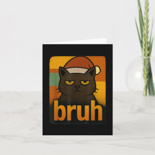 Rolig julkat Bruk Meme Cool  Kort