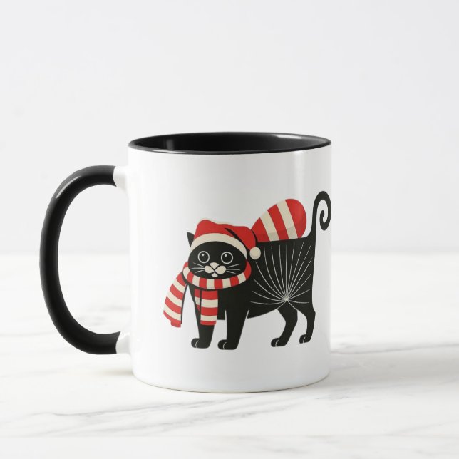 Rolig julkat  mugg (Vänster)