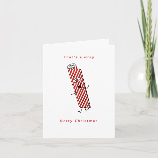 Rolig julkort, God jul Kort (Framsida)