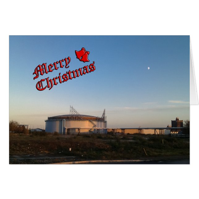 Rolig julkort hälsningskort (Framsidan Horizontal)