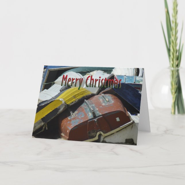 Rolig julkort helgkort (Framsida)