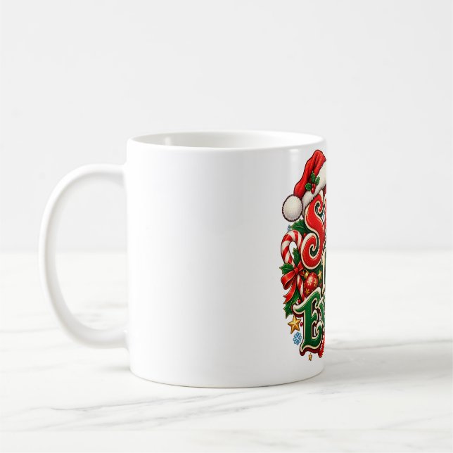 Rolig julmugg - Tomte jag kan förklara Kaffemugg (Vänster)