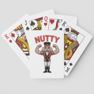 Rolig julnötknäckare Nötter Naturlig Fitness Casinokort