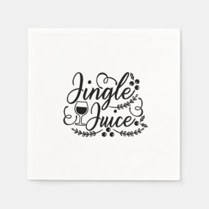 Rolig julölsk dricking Jingle Juice Pappersservett